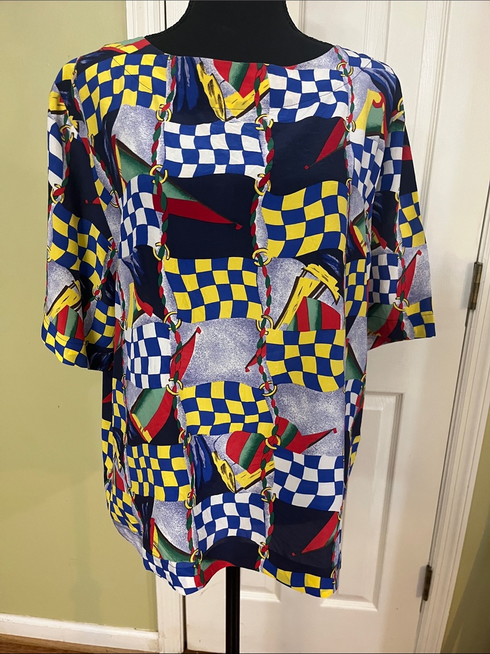 Vintage Jacqueline Ferrar silk blouse